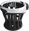 CIRO Drink Holder Perch Mount Chrome Plated and Rubber, Chrome Finish 50410