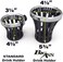 CIRO Drink Holder Perch Mount Chrome Plated and Rubber, Chrome Finish 50410