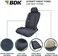 BDK UltraFit Car Seat Towel Cover, 2 Pack with Black Trim &ndash; Waterproof Machine-Washable Sweat Protector, Ideal for Gym Swimming Surfing Running Crossfit, Universal Fit for Auto Truck Van SUV