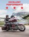 Amazicha Black 7" Wave Windshield Windscreen Compatible for 2014-2023 Harley Davidson Touring Street Glide/Electra Glide/Ultra Limited/Tri Glide FLHT FLHX FLHXS FLHTK