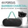 PURGGO Car Air Freshener - Lasts 365+ Days - No Chemicals - 100% Activated Bamboo Charcoal - Fragrance-Free Deodorizer, Natural Auto Odor Eliminator, Air Purifier, Neutralizer, Absorb Smoke Smell