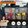 SURDOCA Car Trunk Organizer, 3rd Gen [7 Times Upgrade] Auto Backseat Hanging Organizer, Car Trunk Tidy Storage Bag with Lids, Car Interior Accessories Space Saving Expert, Gray