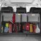 SURDOCA Car Trunk Organizer, 3rd Gen [7 Times Upgrade] Auto Backseat Hanging Organizer, Car Trunk Tidy Storage Bag with Lids, Car Interior Accessories Space Saving Expert, Gray