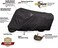 Dowco Guardian - WeatherAll Plus Indoor/Outdoor Motorcycle Cover - Reflective - Waterproof - UV Protection - Heat Safe - Moisture Guard Vent - Black - XL [ 50004-02 ]