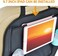 Viaviat Car Seat Organizers Waterproof Backseat Protector with Storage Pocket Large Leather Kick Mats for Kids Pets Automobile SUV Truck (Black, Large Pocket)