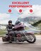Amazicha Black 4.5" Wave Windshield Windscreen Compatible for Harley Davidson Touring Electra Glide Street Glide 2014 2015 2016 2017 2018 2019 2020 2021 2022 2023