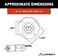 Lippert Components Replacement IG-42 10-Millimeter In-Wall RV Slide-Out Motor Assembly, 300:1 Ratio, Improved Function for Slide-outs, Easy, DIY Installation, Exact-Match - 236575