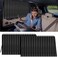 XCBYT Car Window Shades - 2 Pack Car Curtains Side Window Sun Shade Priavcy Protection 100% Sun Glare and UV Rays Protection Car Window Shade for Baby Black