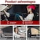 XCBYT Car Privacy Side Window Sunshades - 4 Pcs Magnet Sun Shades for Baby Women Men Black Car Curtains Foldable Protection Upgraded Wersion