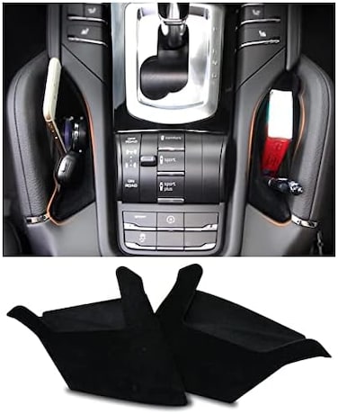 Salusy Interior Car Center Console Seat Side Storage Box Holder Organizer Compatible for Porsche Cayenne 2011-2018