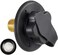 RecPro NEW RV CAMPER MOTORHOME TRAILER MARINE BLACK CITY WATER FILL INLET FLANGE BRASS WITH cheque VALVE