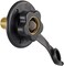 RecPro NEW RV CAMPER MOTORHOME TRAILER MARINE BLACK CITY WATER FILL INLET FLANGE BRASS WITH cheque VALVE