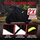 Badass Motogear - All Weather Waterproof Heavy Duty Motorcycle/Motorbike Cover: 250 cm (L) x 145 cm (H), Sized for Fill-Sized Cruisers &amp; Touring Bikes over 800 CC (Large) (8542067348)