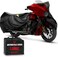 Badass Motogear - All Weather Waterproof Heavy Duty Motorcycle/Motorbike Cover: 250 cm (L) x 145 cm (H), Sized for Fill-Sized Cruisers &amp; Touring Bikes over 800 CC (Large) (8542067348)