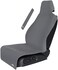 Gorla Gear Gray Premium Universal Fit Waterproof Stain Resistant Grey Car Seat Cover Neoprene Non-Slip Bucket Seat Dog Sweat Proof Protector Save Your Leather Cloth Seats Van Truck Auto SUV Sedan