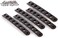 Bolaxin Side Door Handle Inserts Cover Trim Fits for Jeep Wrangler Accessories JK JKU Liberty Sahara &amp; Unlimited 2007-2018 Exterior Grab Handles Pull JK Mods Decoration(Aluminum Black, 5PCS)