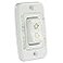 JR Products 12345 White Low Profile Slide-Out Switch with Bezel