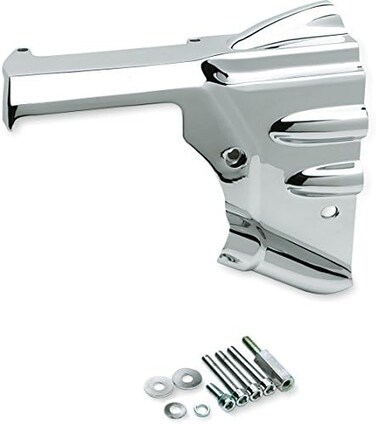 Kuryakyn 8201 Oil Line Cover and Transmission Shroud/Covering for 2002-06 Harley-Davidson Touring Motorcycles, Chrome