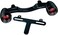 Kuryakyn 5405 Motorcycle Lighting: Rear Position Bullet Style Turn Signal/Blinker Light Bar with Red Lenses and Flat License Plate Support for 1986-2019 Harley-Davidson Motorcycles, Gloss Black