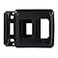 JR Products 13615 Switch Base and Face Plate - Double,White