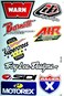 FIEIJ Dirt Bike Motorcycles Supercross Motocross ATV Lot 6 Vinyl Decals Stickers D6015
