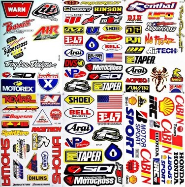 FIEIJ Dirt Bike Motorcycles Supercross Motocross ATV Lot 6 Vinyl Decals Stickers D6015