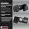 K Tool International 49403 Universal Wrench Extender Adaptor, 1/2 Inch or 21mm Hex Drive, Drop Forged Body with Heat Treatment, Extendable, Black