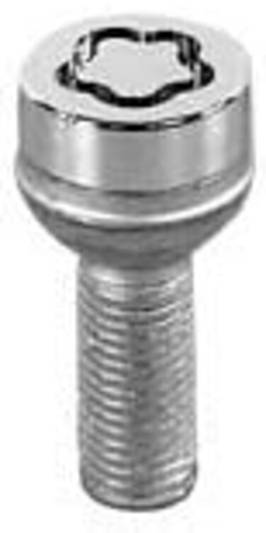 ماكجارد 28018 أقفال مقعد نصف قطرها على شكل مسمار كروم (M14 × 1.5 مقاس اللولب) - مجموعة من 4 قطع