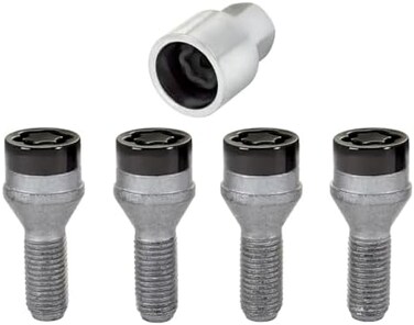 ماكجارد مجموعة عجلات 27178، اسود، 4 اقفال/ مفتاح واحد