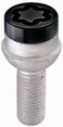 ماكجارد مقعد نصف قطر قفل مسمار اسود 28374 (M14X1.5 مقاس اللولب) - مجموعة من 4، 4 اقفال / مفتاح واحد