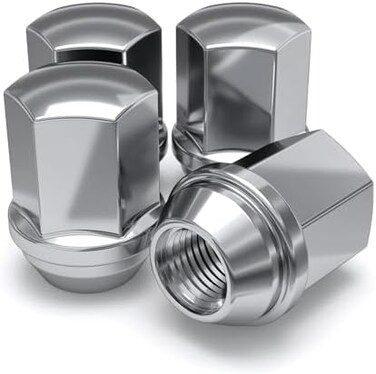 صامولة عروة منتفخة من الكروم المزدوج 1709D-4 من White Knight لـ Chevy/Dodge/Chrysler - 4 قطع