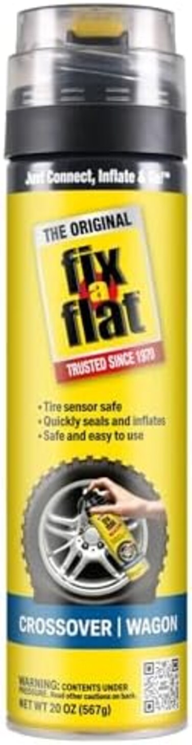 منفاخ اطارات فيكس-ايه فلات S430 مع خرطوم للاطارات الكبيرة، 16 اونصة (عبوة من 4 قطع)