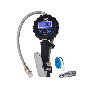منتجات جاكو سوبيريور مقياس نفخ الاطارات الرقمي من فلو برو - 200 باوند لكل انش مربع