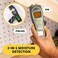 General Tools 4-In-1 Pin/Pinless Combo Moisture Meter #mmh800 - Pin/Pinless Combo Mold Detector For Home - Dual Lcd Display &amp; Audible Alarm
