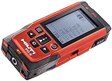 مقياس مدى ليزر PD-E 2062051 من هيلتي (1 ميجاوات، 635 نانومتر، الفئة 2، الفئة الثانية) مع حافظة ناعمة