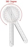 OIIKI, 5 Piece Physical Therapy Set, Including 12/8/6 inch Goniometer, Taylor Hammer, Tape Measure