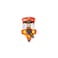 Lufkin Crescent Lufkin 1/2" x 150' Hi-Viz Orange Fiberglass Tape Measure - FE150
