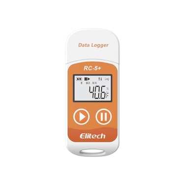 Elitech RC-5+ PDF USB Temperature Data Logger Reusable Recorder 32000 Points High Accuracy