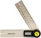 General Tools Digital Angle Finder Ruler #822-5" Stainless Steel Woodworking Protractor Tool with Large LCD Display