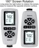 ERAY Coating Thickness Gauge with Backlight LCD Display, Paint Coating Meter Including Case, Battery and German Instructions, Measuring Range 0 to 2000 um, Paint Gauge for Car