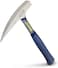 Estwing Rock Pick Geological Hammer with Pointed Tip &amp; Shock Reduction Grip, Blue, 22 oz, E3-22P