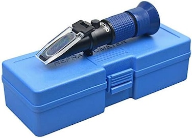 aichose 0-80% Brix Meter Refractometer for Measuring Sugar Content in Fruit, Honey, Maple Syrup and Other Sugary Drink, with Automatic Temperature Compensation Function