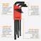 Bondhus 10999 Ball-Head Offset Screwdrivers in 9-Piece Set