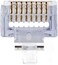 Platinum Tools 100010C EZ-RJ45 Cat 6+ Connectors, Clamshell, 50-Pieces, RED