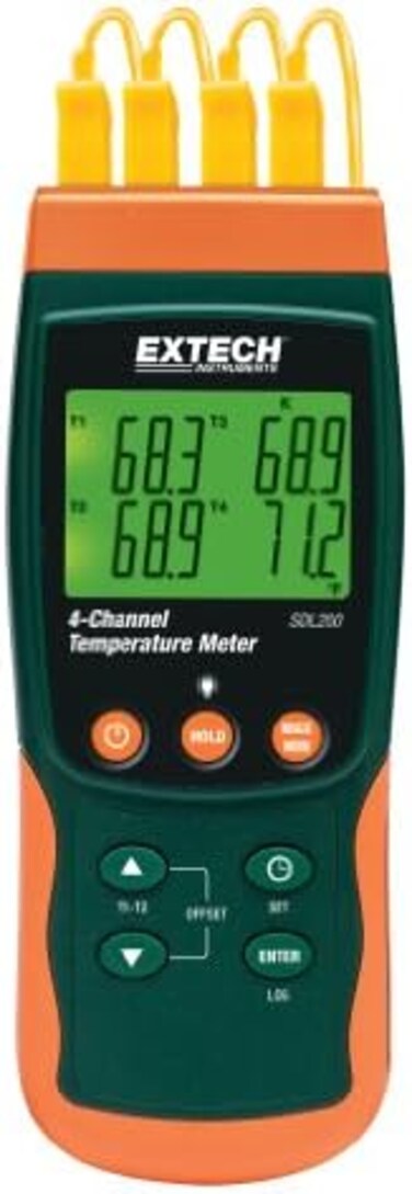 اكستيك مقياس حرارة اس دي اربع قنوات SDL200