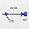 Yost Tools 18" Vise Screw, Model Y18SS Leg Vise