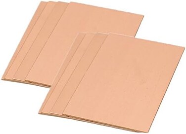 GeeBat 10PCS Double-sided Copper Clad Laminate PCB Circuit Board 70x100mm 7x10cm FR4 1.5MM Thickness DIY Prototyping PCB Board
