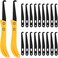 Mudder 22 Pieces Grout Remover Tool - 2 Grout Saw and 20 Grout Saw Knife, Grout Removal Knife, Edges Caulking Tool Kit, Caulking Edge Tool