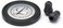 3M Littmann 3M Littmann Stethoscope Spare Parts Kit, Master Cardiology, Black, 40011