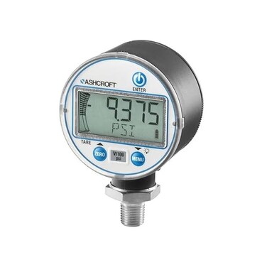 ASHCROFT 6833431 Digital Pressure Gauge w/Backlight, 0-10000 psi